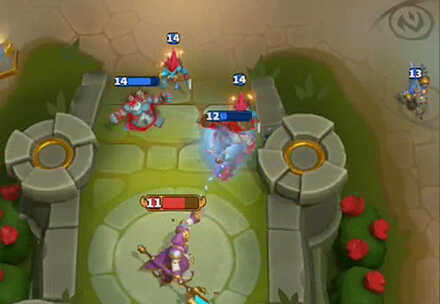 Warcraft Rumble - Attack Jaina with a Tank Mini