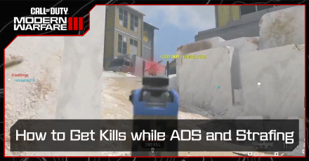 MW3 - How to Get Kills while ADS and Strafing