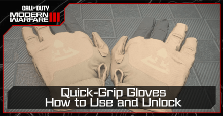 Modern Warfare 3 - Quick-Grip Gloves