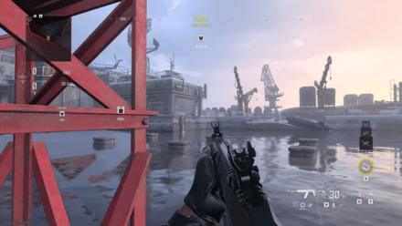 On Buoy at East Dock Corner