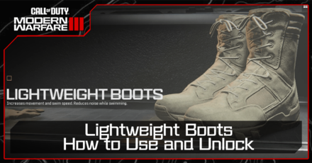 Modern Warfare 3 - Lightweight Boots