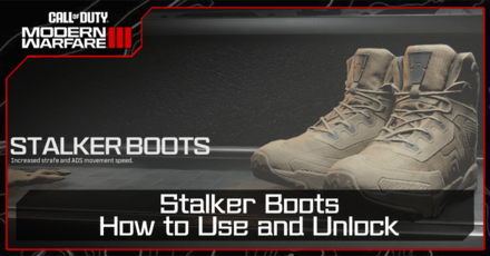 Modern Warfare 3 - Stalker Boots