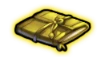 Gold Dire Notebook Icon