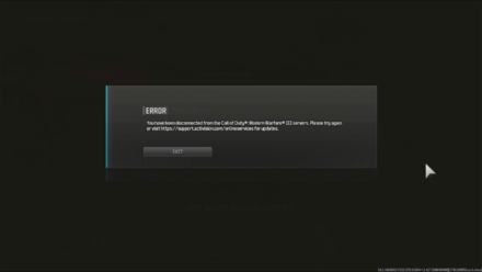 MW3 Zombies - Server Queue Error