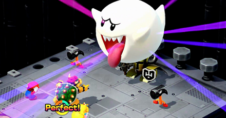 Super Mario RPG Remake - Use Terrorize on Clerk