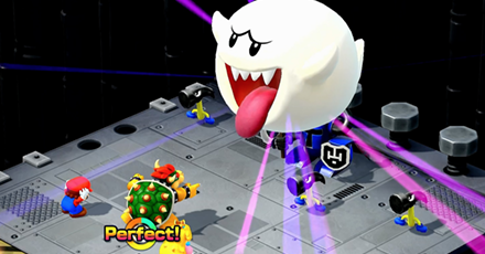 Super Mario RPG Remake - Use Terrorize on Manager