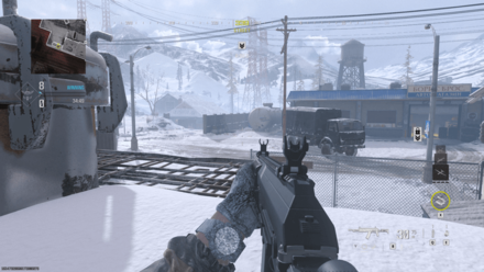 On Gas Tank Along the Street