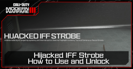Modern Warfare 3 - Hijacked IFF Strobe