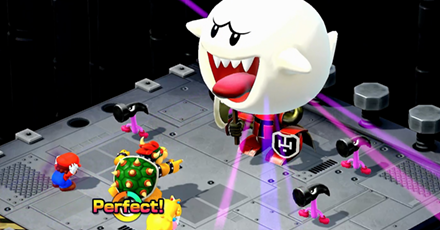 Super Mario RPG Remake - Bowser Uses Terrorize on Director