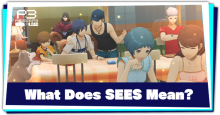 Persona 3 Reload - What Does SEES Mean