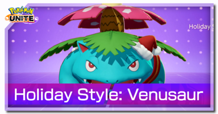 Pokemon UNITE - Holiday Style (Venusaur) Banner.png