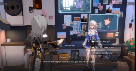 Honkai Star Rail - Stellar Shadowseeker Event Guide - Talk to March 7th