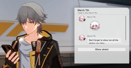 Honkai Star Rail - Send the Photos to March 7th