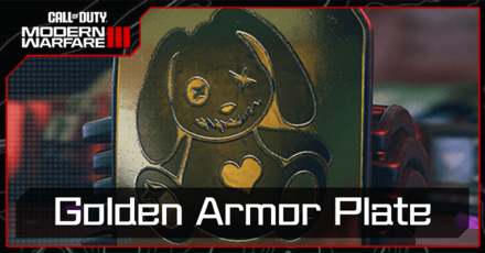 Modern Warfare 3 - Golden Armor Plate