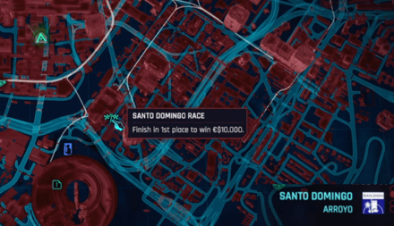 Cyberpunk 2077 - Arroyo, Santo Domingo Race