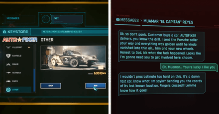 Cyberpunk 2077 - Read and Reply to the Message From Muamar