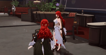 Honkai Star Rail - Talk to Himeko in the Parlor Car