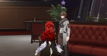 Honkai Star Rail - Consult Welt in the Parlor Car