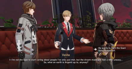 Honkai Star Rail - Tell Welt and Velite about the Plan