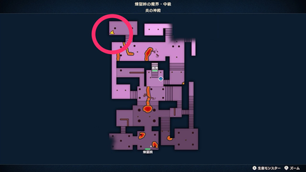 Northwest Corner at Sepulchre of Flame Mini Medal Map