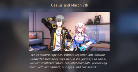 Honkai Star Rail - View the Group Photo With March 7th Again