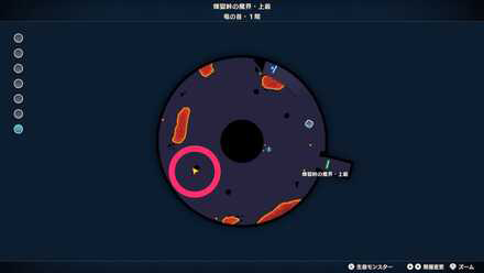 By the Southwest Pillar on the 1F Mini Medal Map