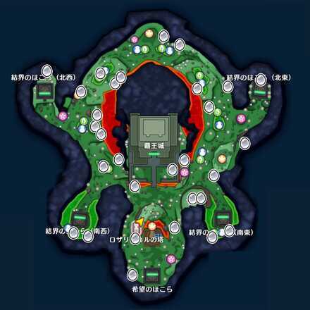 Dragon Quest Monsters The Dark Prince - Upper Echelon Map 1