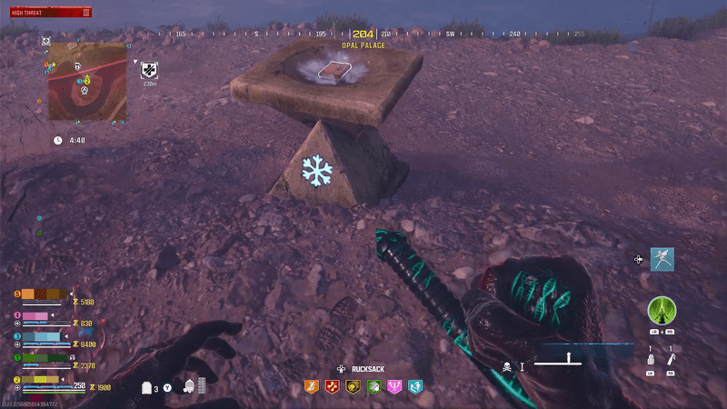 MW3 Zombies - Locked Diary on a Rift Pedestal