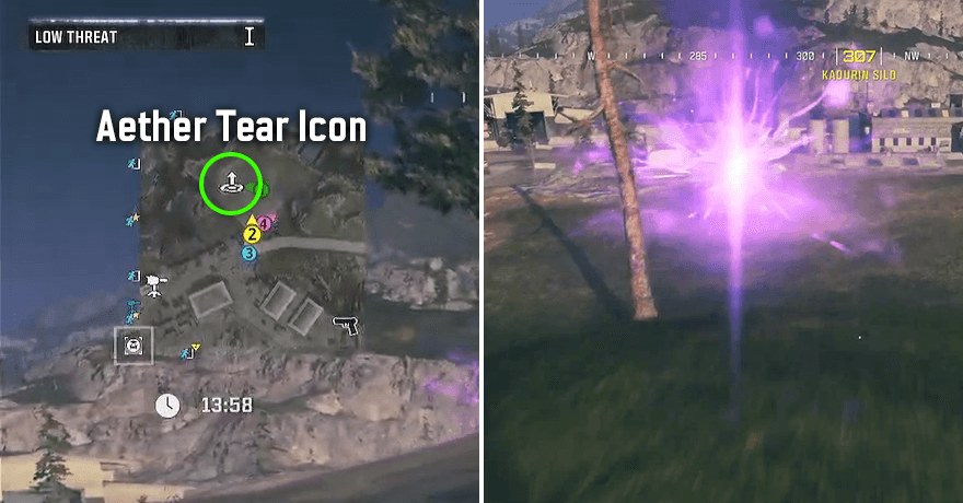 MW3 Zombies - Aether Tear Map Icon
