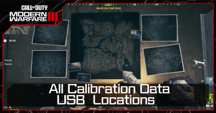 Modern Warfare 3 - All Calibration Data USB Locations