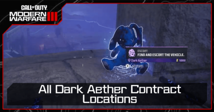 Modern Warfare 3 - All Dark Aether Contract Locations