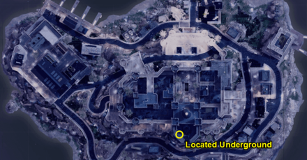 MW3 Zombies - ABF Antiquities Office Key Map Location