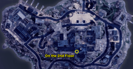 MW3 Zombies - ABF Antiquities Office Door Map Location