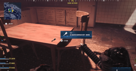 MW3 Zombies - Al Bagra Barrack Key In-Game Location