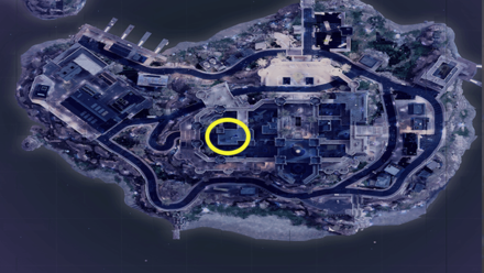 MW3 Zombies - Al Bagra Munitions Storeroom Map Location