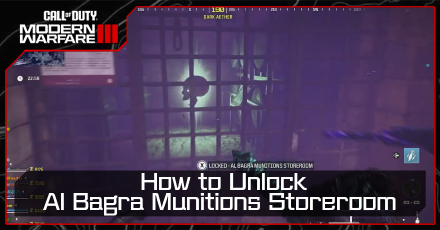 MW3 Zombies - How to Unlock Al Bagra Munitions Storeroom