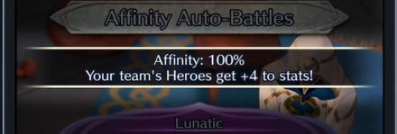 Fire Emblem Heroes FEH - Affinity Auto-Battles 100% Affinity