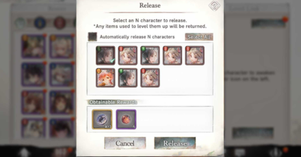 release N characters