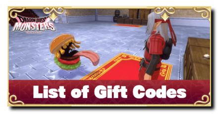 DQM3 - List of Gift Codes