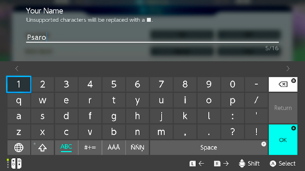 Dragon Quest Monsters The Dark Prince - Typing a Name