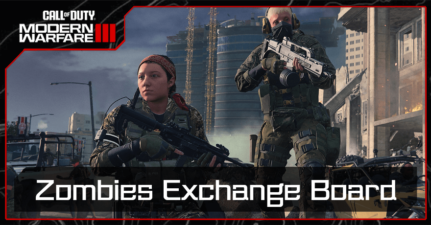 MW3 Zombies Exchange Board