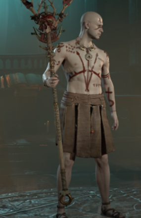 Diablo 4 - Midwinter Staff Staff Weapon Transmog