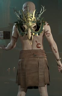 Domino of the Long Night Moon Emote