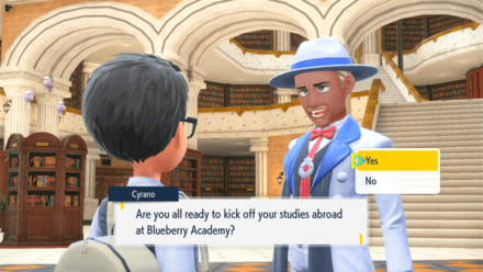 Pokemon SV - Speak to Directory Cyrano