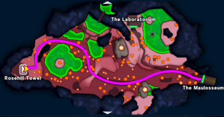 Dragon Quest Monsters 3 - Circle of Conquest Lower Echelon Map