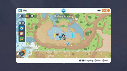 Pokemon SV Indigo Disk -  Ian of the League Club Map