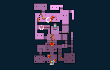DQM3 - Temple of Fire Map