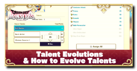 Dragon Quest Monsters - Talent Evolutions and How to Evolve Talents