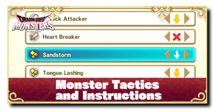 DQM3 - Monster Tactics and Instructions