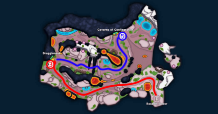 Dragon Quest Monsters 3 - Circle of Temper Lower Echelon Map